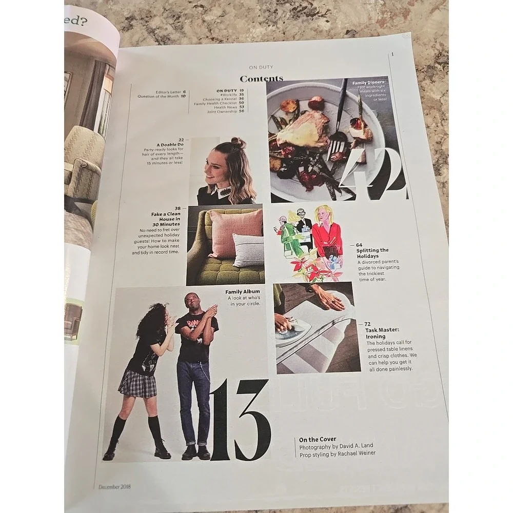 Family Circle Magazine December 2018 100 Ways To Holiday Fake A Clean House‎ New